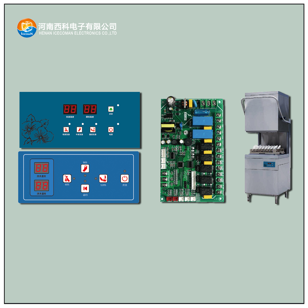 XWJ-ZG-A/B 罩蓋式洗碗機控制器